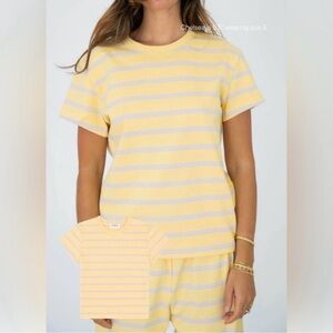 Parke Birthday Striped Cotton T-Shirt NWT